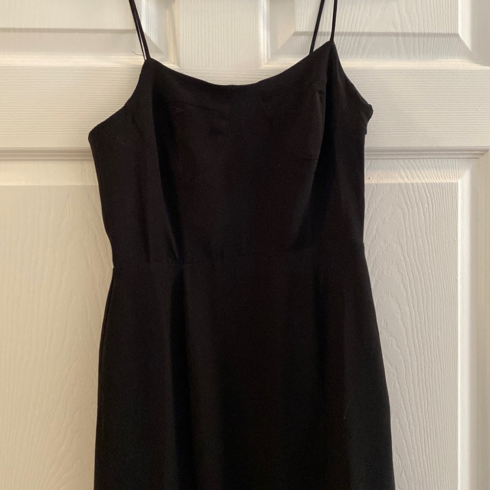 Black Midi Spaghetti Strap Dress Size Small